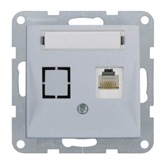 Imagine MECANISM PRIZA SIMPLA CAT6 KARRE PLUS PANASONIC SILVER