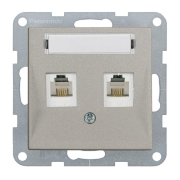 Imagine MECANISM PRIZA CAT6 + CAT3 KARRE PLUS PANASONIC BRONZ