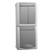 Imagine PRIZA SCHUKO+COMUTATOR IP54 PACIFIC PANASONIC
