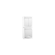 Imagine PRIZA SCHUKO+COMUTATOR IP54 PACIFIC ALB