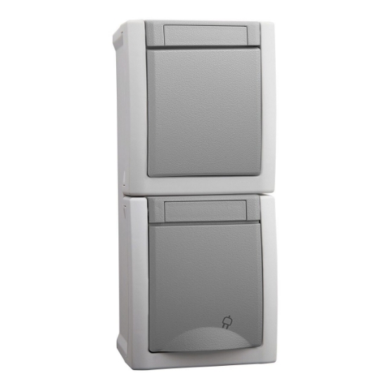 Imagine PRIZA SCHUKO+INTRERUPATOR IP54 PACIFIC PANASONIC