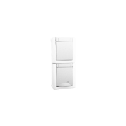 Imagine PRIZA SCHUKO+INTRERUPATOR IP54 PACIFIC ALB