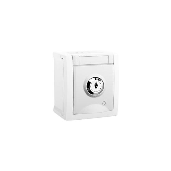 Imagine PRIZA SCHUKO CU CHEIE IP54 PACIFIC PANASONIC ALB