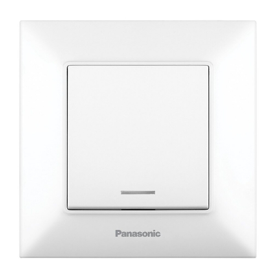 Imagine INTRERUPATOR CU LED ARKEDIA SLIM ALB PANASONIC