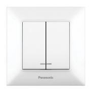 Imagine COMUTATOR SIMPLU CU LED 10AX 250V ALB ARKEDIA SLIM