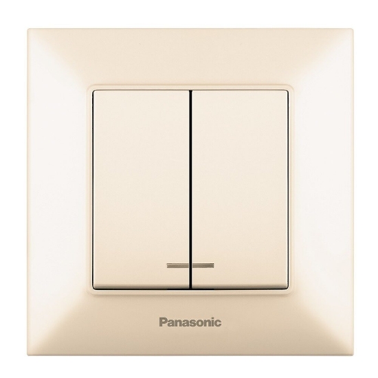 Imagine COMUTATOR SIMPLU CU LED 10A 250V BEJ ARKEDIA SLIM