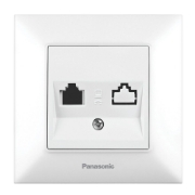 Imagine PRIZA TELEFON RJ11 CAT3 ARKEDIA SLIM ALB PANASONIC