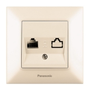 Imagine PRIZA TELEFON RJ11 CAT3 ARKEDIA SLIM BEJ PANASONIC