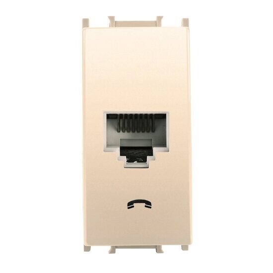 Imagine PRIZA TELEFON MODULAR BEJ 1M