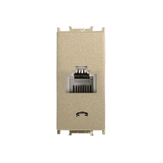 Imagine PRIZA TELEFON MODULAR AURIU INCHIS 1M