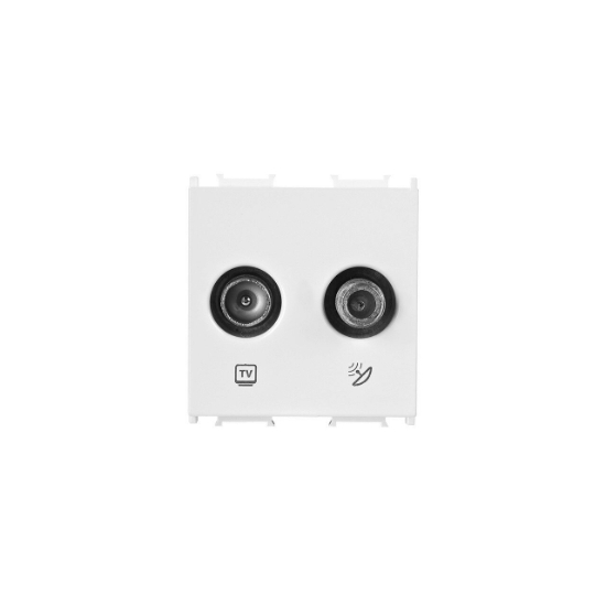 Imagine PRIZA TV SATELIT FINALA MODULAR ALB 2M PANASONIC
