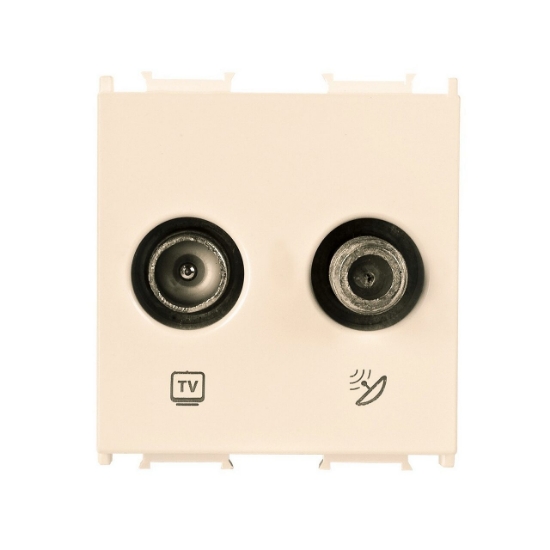 Imagine PRIZA TV SATELIT FINALA MODULAR BEJ 2M PANASONIC
