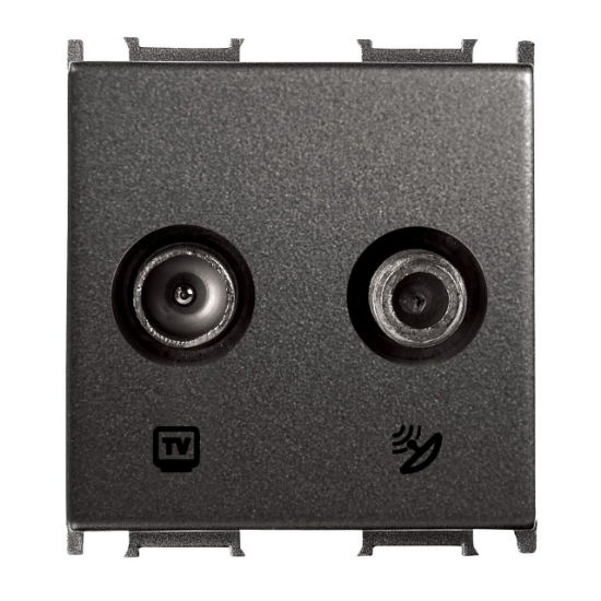 Imagine PRIZA TV SATELIT FINALA MODULAR NEGRU 2M PANASONIC