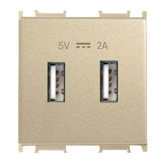 Imagine PRIZA USB 5V-2A  MODULAR AURIU INCHIS 2M PANASONIC