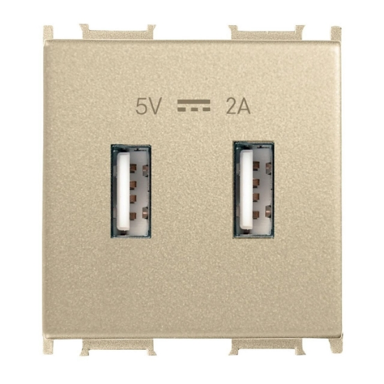 Imagine PRIZA USB 5V-2A  MODULAR AURIU INCHIS 2M PANASONIC