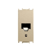 Imagine PRIZA CALCULATOR CAT5 MODULAR AURIU INCHIS 1M