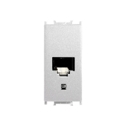 Imagine PRIZA CALCULATOR CAT5 MODULAR ALB METALIC 1M