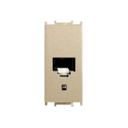 Imagine PRIZA CALCULATOR CAT6 MODULAR AURIU INCHIS 1M PANASONIC