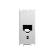Imagine PRIZA CALCULATOR CAT6 MODULAR 1M ALB METALIC