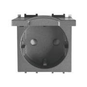 Imagine PRIZA SCHUKO CU CAPAC MODULAR FUMURIU 2M