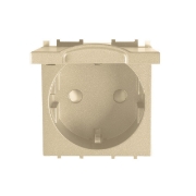 Imagine PRIZA SCHUKO CU CAPAC MODULAR AURIU INCHIS 2M