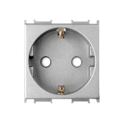 Imagine PRIZA SCHUKO PROT.COPIL ALB METALIC 2M PANASONIC