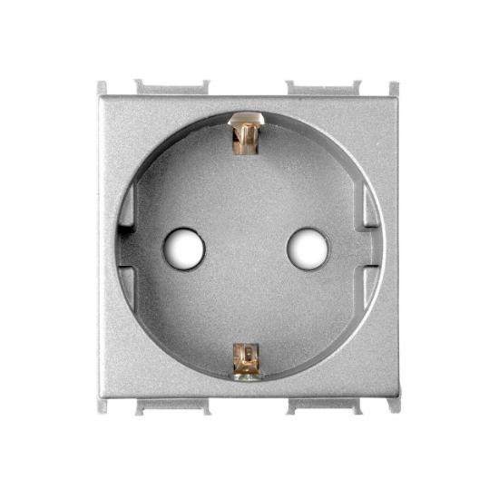 Imagine PRIZA SCHUKO PROT.COPIL ALB METALIC 2M PANASONIC