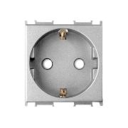 Imagine PRIZA SCHUKO PROT.COPIL ALB METALIC 2M PANASONIC