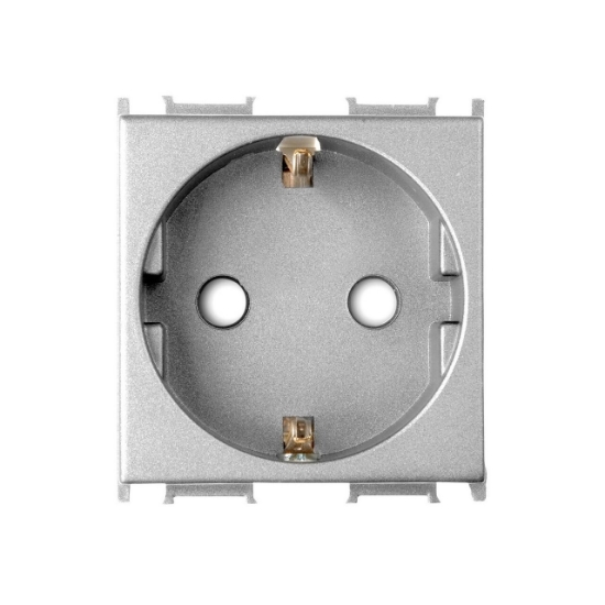 Imagine PRIZA SCHUKO PROT.COPIL ALB METALIC 2M PANASONIC