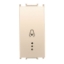 Imagine BUTON SONERIE CU LED MODULAR BEJ 1M 24V PANASONIC