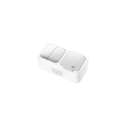 Imagine PRIZA SCHUKO + COMUTATOR IP54 ALB PALMIYE VIKO