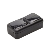 Imagine PRIZA SCHUKO + COMUTATOR IP54 NEGRU PALMIYE VIKO
