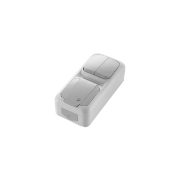 Imagine PRIZA SCHUKO + COMUTATOR IP54 GRI PALMIYE VIKO