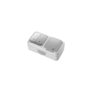 Imagine PRIZA UPS + COMUTATOR CAP SCARA IP54 GRI PALMIYE VIKO
