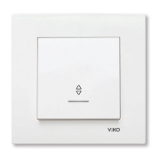 Imagine INTRERUPATOR SCARA CU LED VIKO KARRE ALB