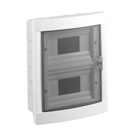 Imagine CUTIE SIGURANTE 16M ST 8x2 RANDURI IP40 USA TRANSPARENTA
