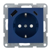 Imagine PRIZA SCHUKO PROT. COP + USB TIP (A+C) MEC. QC KARRE PLUS 55 OCEAN