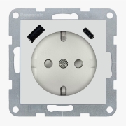 Imagine PRIZA SCHUKO PROT. COP + USB TIP (A+C) MEC. QC KARRE PLUS 55 SEASHELL