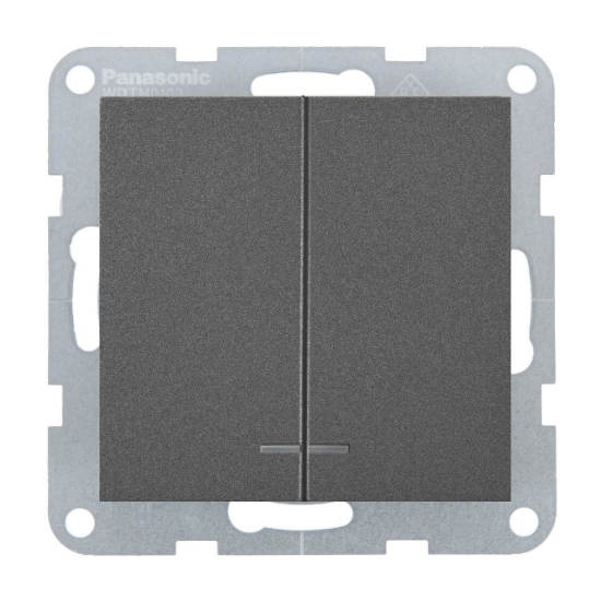 Imagine MECANISM COMUTATOR CU LED FUMURIU KARRE PLUS PANASONIC