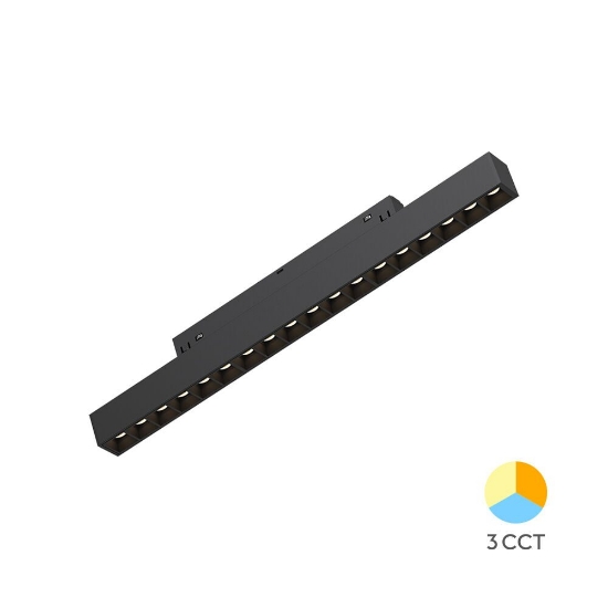 Imagine CORP LED PT SINA MAGNET 18W 1580lm 24gr. 3in1 NEGRU