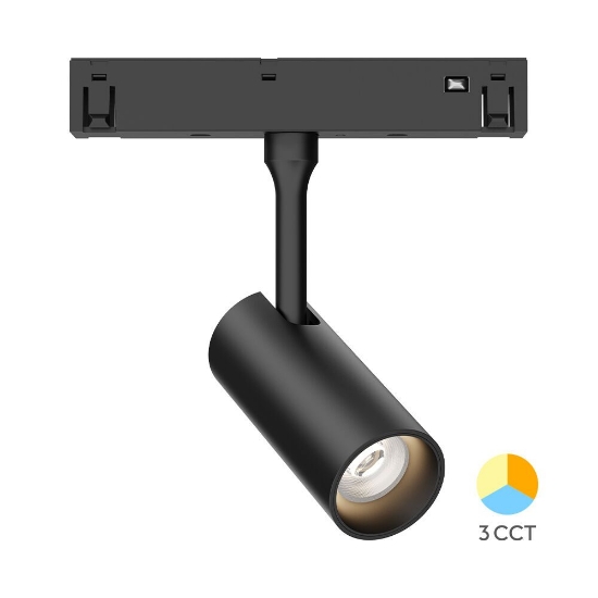 Imagine SPOT LED PE SINA MAGNET 6W 440lm 24gr. 3IN1 NEGRU