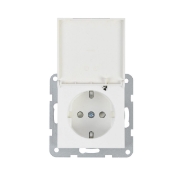 Imagine MECANISM PRIZA SCHUKO CU CAPAC KARRE PLUS PANASONIC ALB