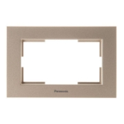 Imagine RAMA PT PRIZA SCHUKO DUBLA KARRE PLUS PANASONIC BRONZ