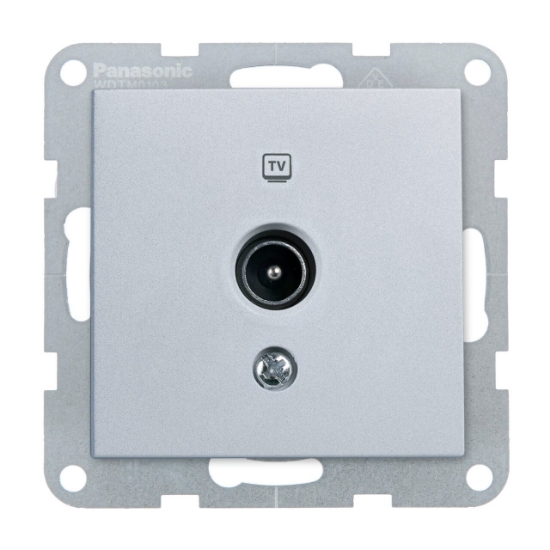 Imagine MECANISM PRIZA TV FINALA KARRE PLUS PANASONIC SILVER