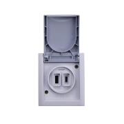 Imagine PRIZA USB tip A+C 5V-2.1A IP54 PACIFIC GRI