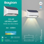 Imagine CORP SOLAR CU SENZOR W1B, PT PERETE 6W, 6500K, IP54