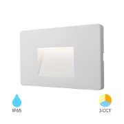 Imagine CORP LED PT, 3W 240lm, 3IN1 VEKTA-B PATRAT ALB IP65