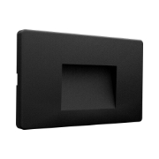 Imagine CORP LED PT, 3W 240lm, 3IN1 VEKTA-B PATRAT NEGRU IP65