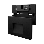Imagine CORP LED PT, 3W 240lm, 3IN1 VEKTA-B PATRAT NEGRU IP65