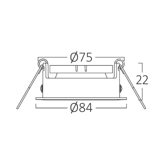 Imagine CARCASA NEAGRA PENTRU GU5.3 SPOTTI-R